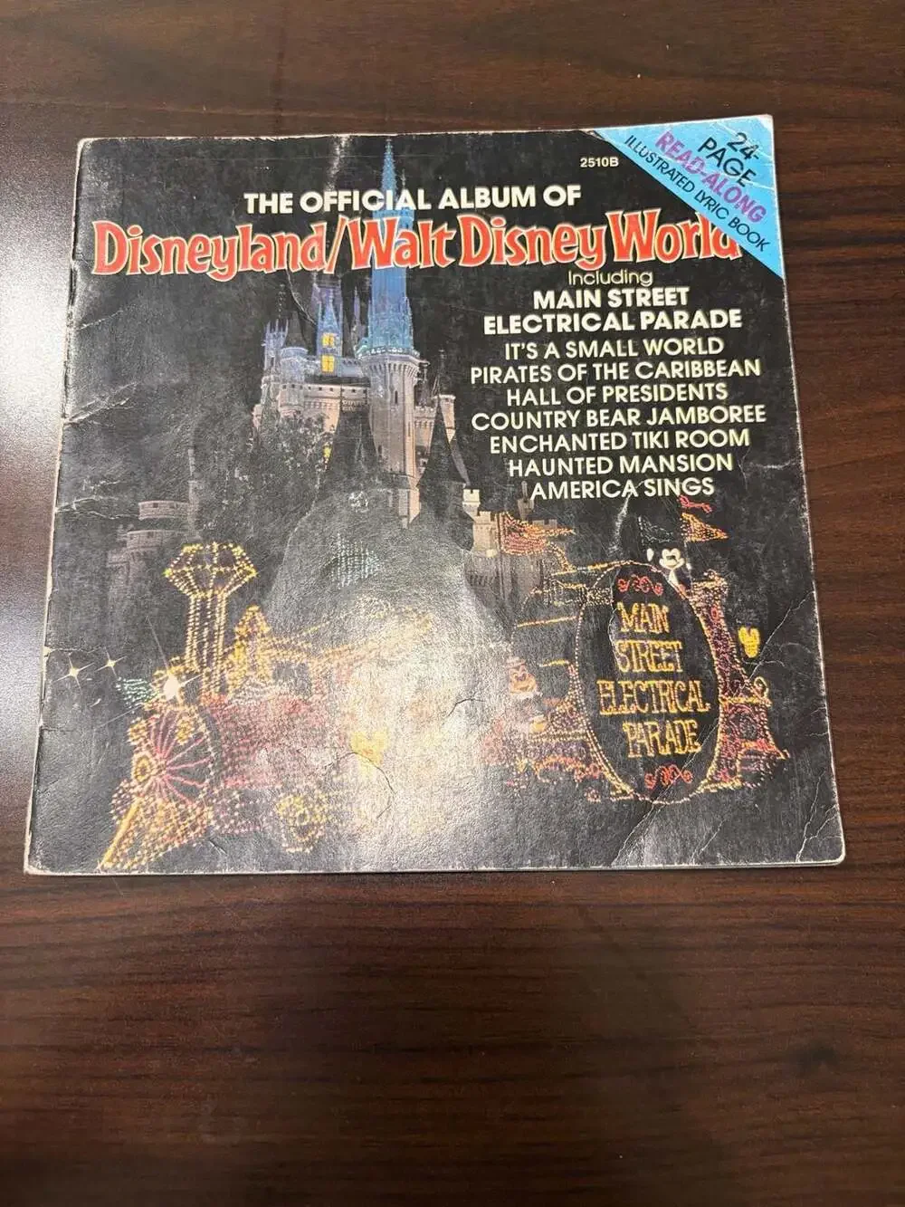 Set of 6 Vintage Walt Disney Read-Along Books